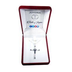 Alternative view of Collar Cruz de Toreto Plata 925