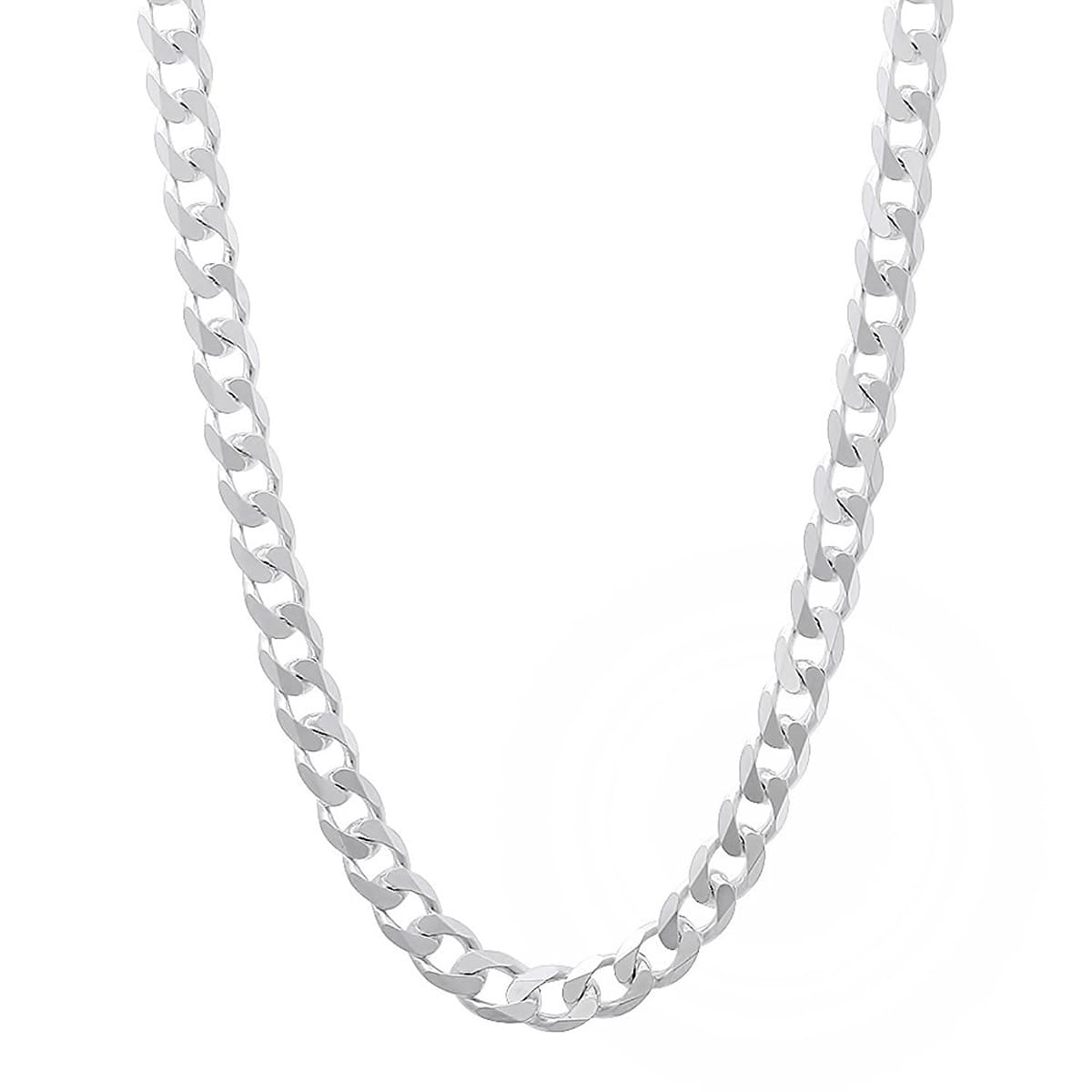 Cadena Plata 925 4mm 60cm Modelo Grumet - Imagen 4