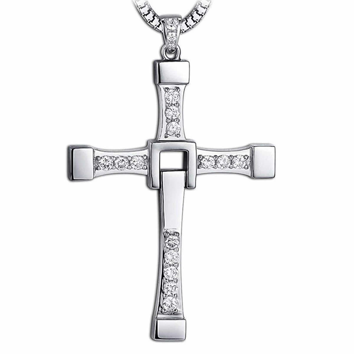 Colgante Cruz de Dominic Toretto Acero 75x45mm