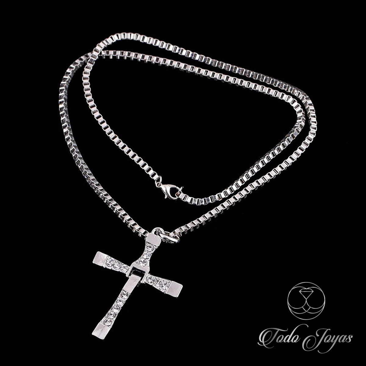 Colgante Cruz de Dominic Toretto Acero 75x45mm - Imagen 3
