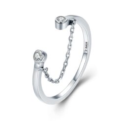 Anillo Plata 925 Arco con Circones