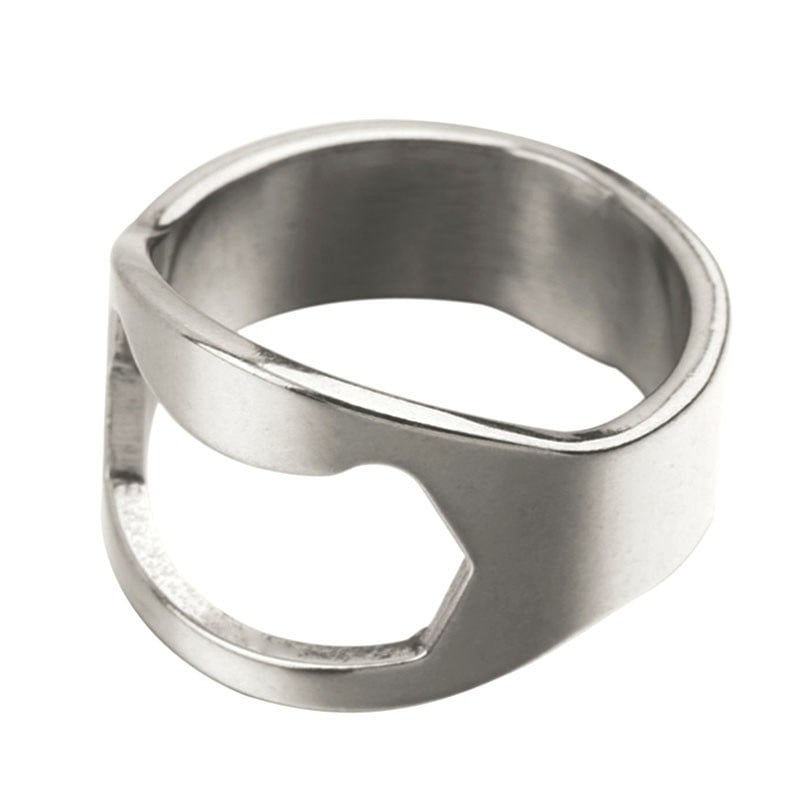 Anillo Abridor Botellas Cervezas Acero - Imagen 5