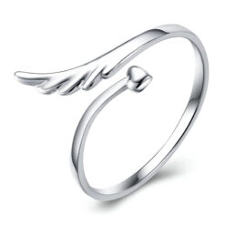 Anillo Ala Plateado