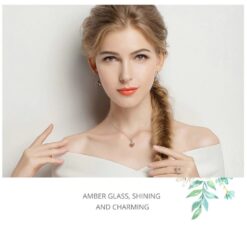 Alternative view of Collar Plata 925 Abeja con Circon