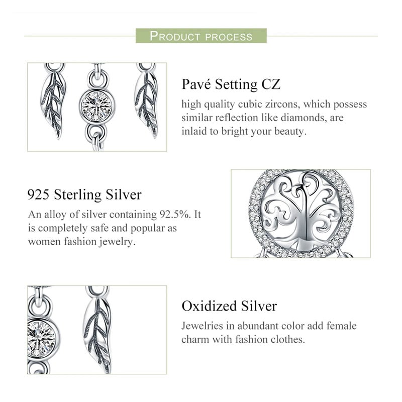 Collar Plata 925 Arbol Atrapa Sueños - Imagen 3