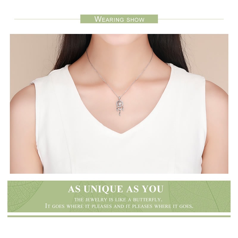 Collar Plata 925 Arbol Atrapa Sueños - Imagen 5