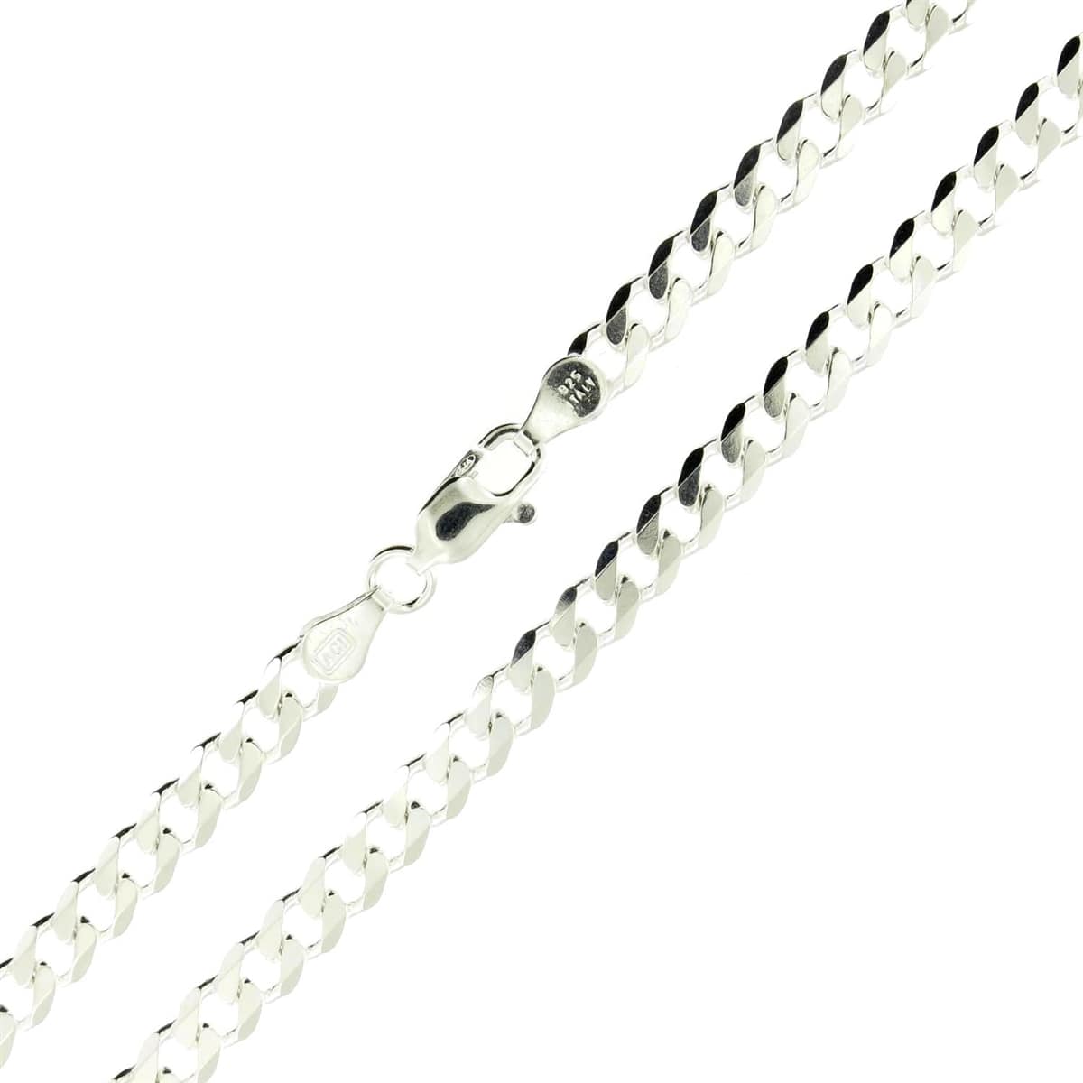 Cadena Plata 925 5mm 60cm Modelo Grumet - Imagen 2