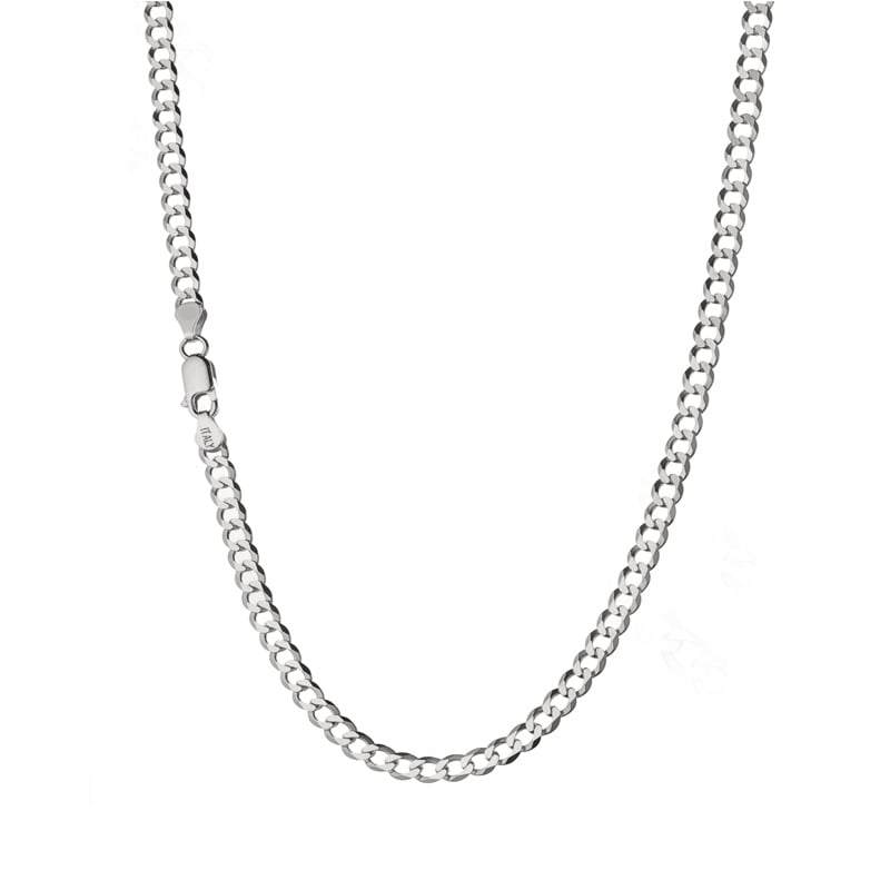 Cadena Plata 925 5mm 60cm Modelo Grumet - Imagen 4