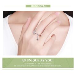 Alternative view of Anillo Plata 925 Luna y Estrella