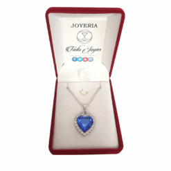 Alternative view of Collar Colgante Titanic Corazon del Oceano Azul