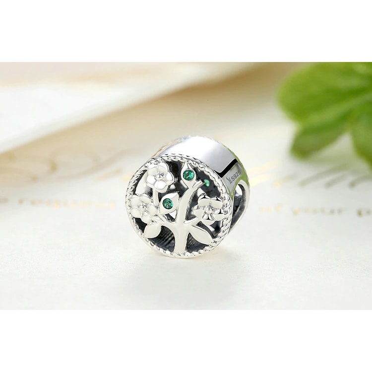Charm Plata 925 Arbol de La Vida Circular - Imagen 5