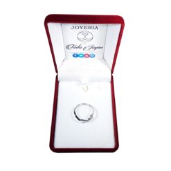 Alternative view of Anillo Forma de Gato Plateado
