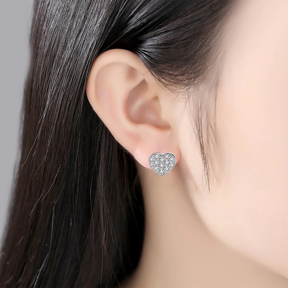 Aros Plata 925 de Corazon Circones - Imagen 3