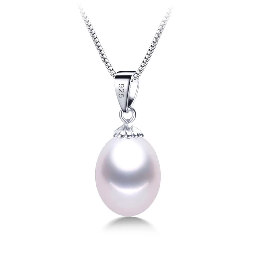 Collar Plata 925 Perla Blanca
