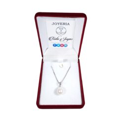 Alternative view of Collar Plata 925 Perla Blanca
