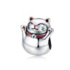 Charm Dije Plata 925 Gato Maneki Neko