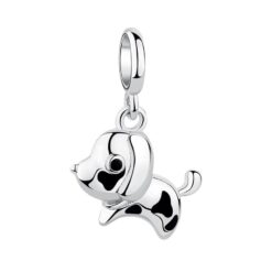 Charm Dije Plata 925 Perro Manchas