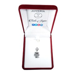 Alternative view of Charm Dije Plata 925 Buho Circones