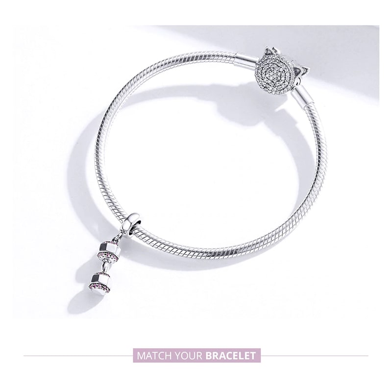 Charm Dije Plata 925 Pesa Liv Fit - Imagen 3