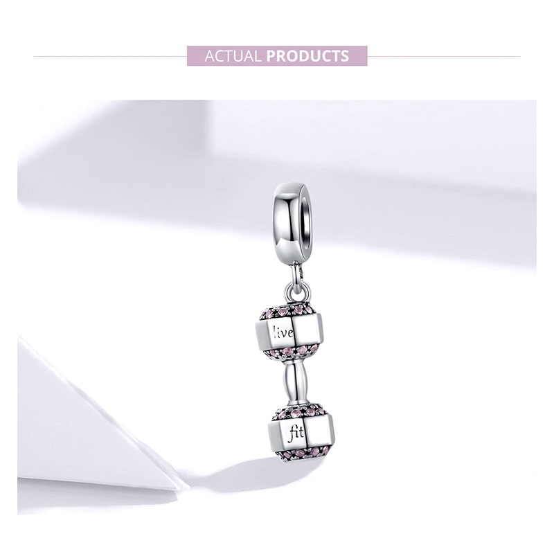 Charm Dije Plata 925 Pesa Liv Fit - Imagen 4