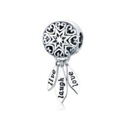 Charm Dije Plata 925 Atrapa Sueños Live