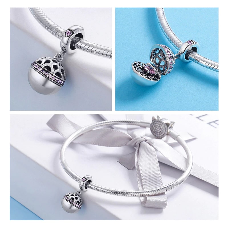 Charm Dije Plata 925 Caja Regalo - Imagen 3