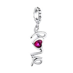 Charm Dije Plata 925 Love Corazon