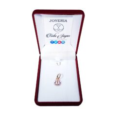 Alternative view of Charm Dije Plata 925 Mariquita Rose Gold