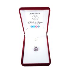 Alternative view of Charm Plata 925 Mariquita Rosada