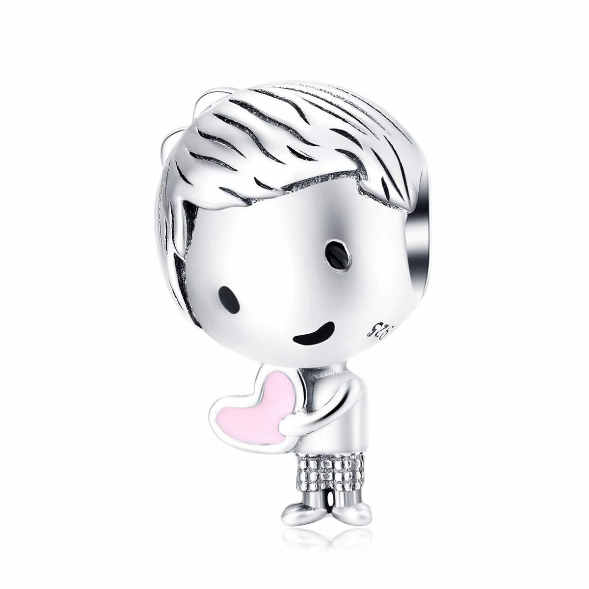 Charm Dije Plata 925 Niño con Corazon