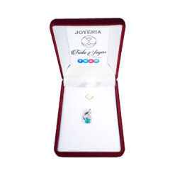 Alternative view of Charm Dije Plata 925 Flor Luciernaga