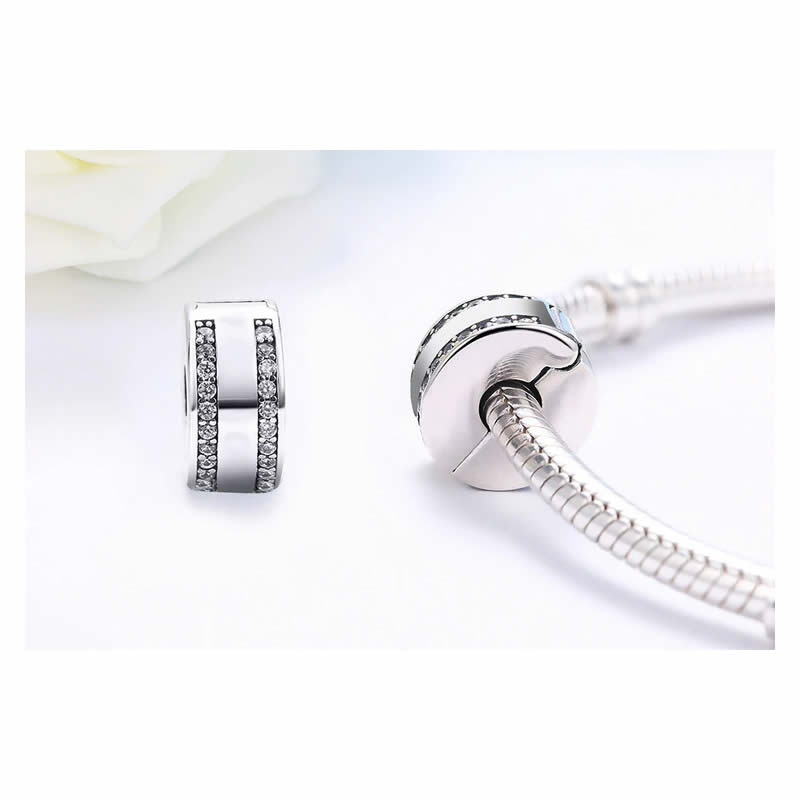 Charm Dije Plata 925 Clip Circones - Imagen 3