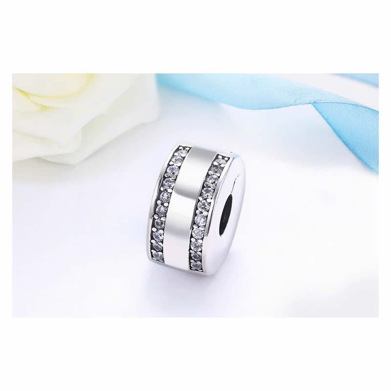 Charm Dije Plata 925 Clip Circones - Imagen 4