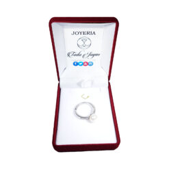 Alternative view of Anillo Plata 925 Perla Blanca