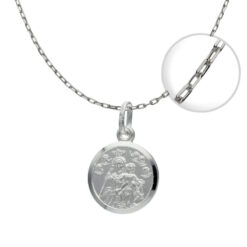 Collar Medalla Plata 925 Virgen Del Carmen