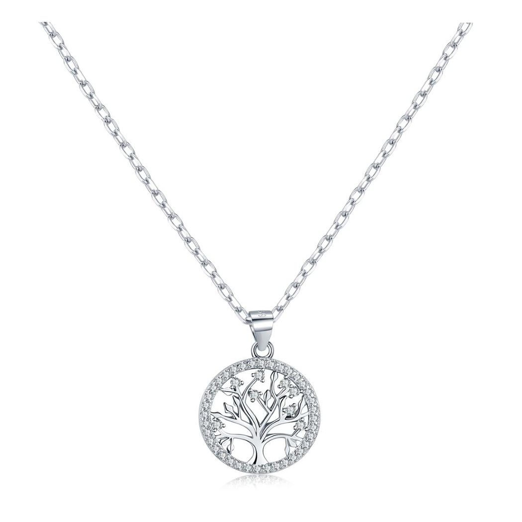 Collar Arbol de la Vida Circones Plateado