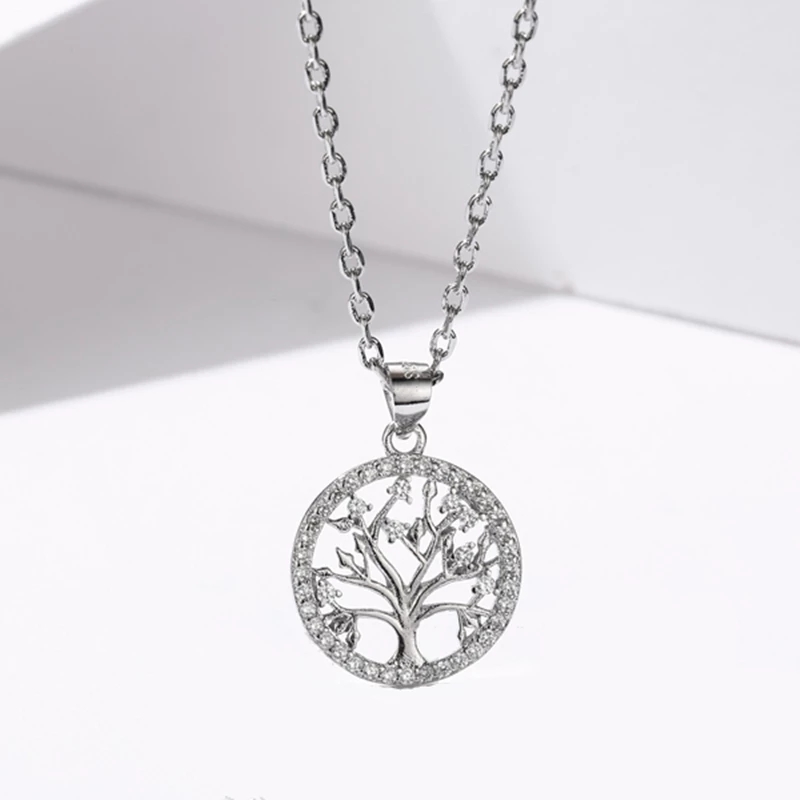 Collar Arbol de la Vida Circones Plateado - Imagen 3