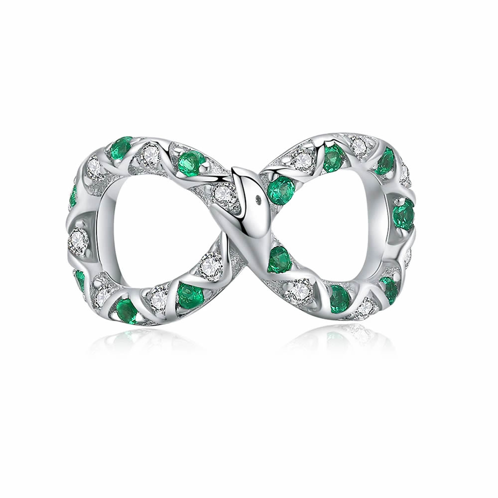 Charm Dije Plata 925 Infinto Serpiente
