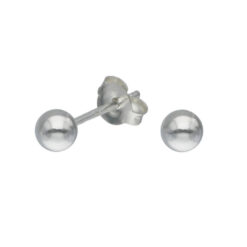 Aros Plata 925 Esferas 4mm