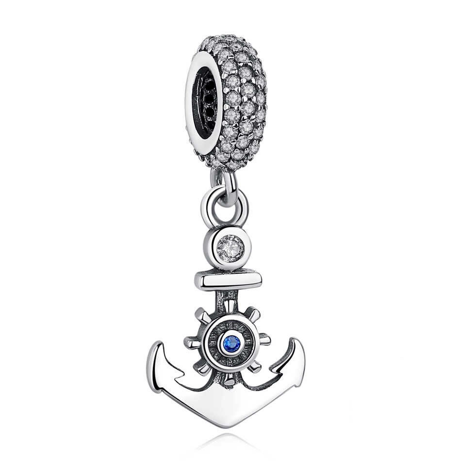 Charm Dije Plata 925 Ancla Naval