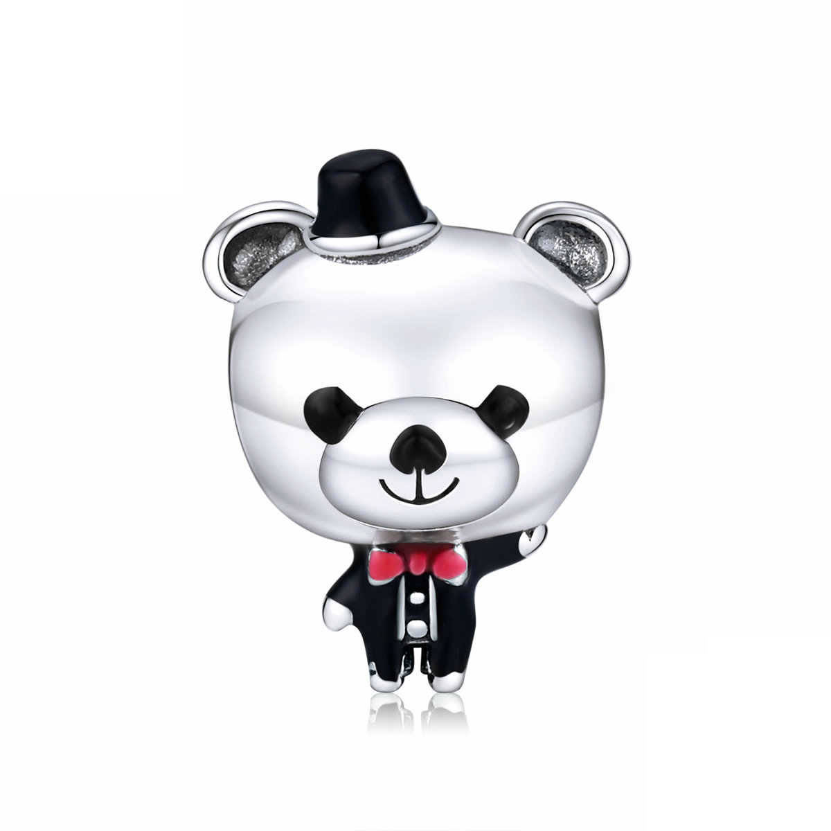 Charm Dije Plata 925 Oso Elegante