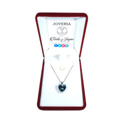 Alternative view of Collar Mini Corazon Cristal Tornasol