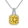 Collar Cristal Amarillo Circones