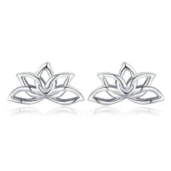 Aros Plata 925 Flor de Loto