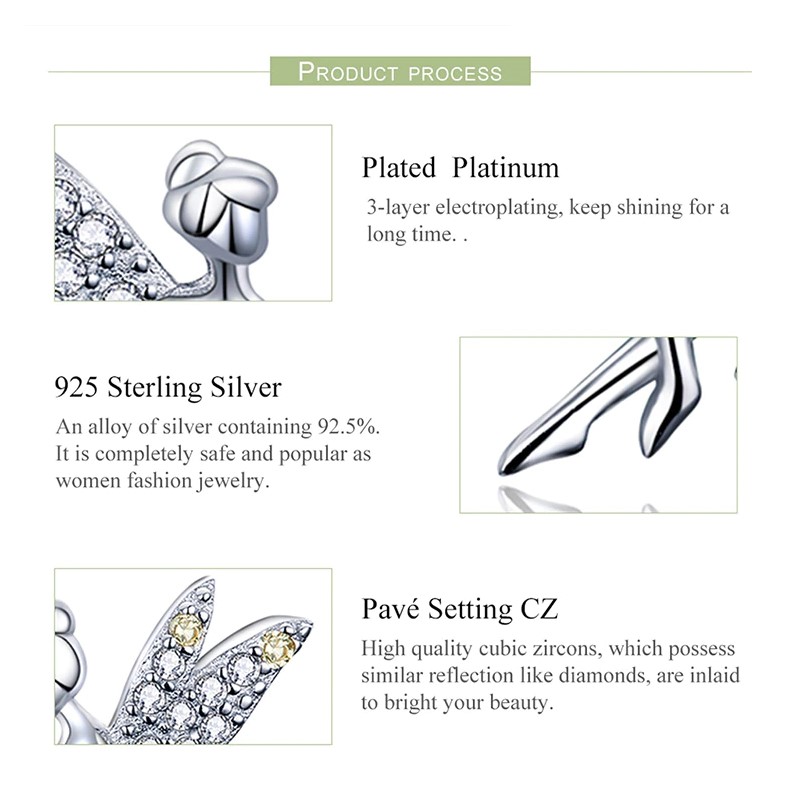 Aros Plata 925 Hadas Plateadas - Imagen 5