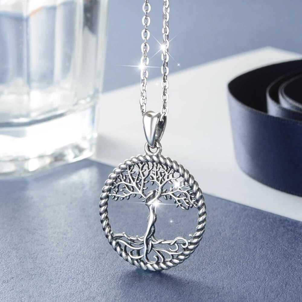 Collar Plata 925 Arbol de la Vida Tree - Imagen 3