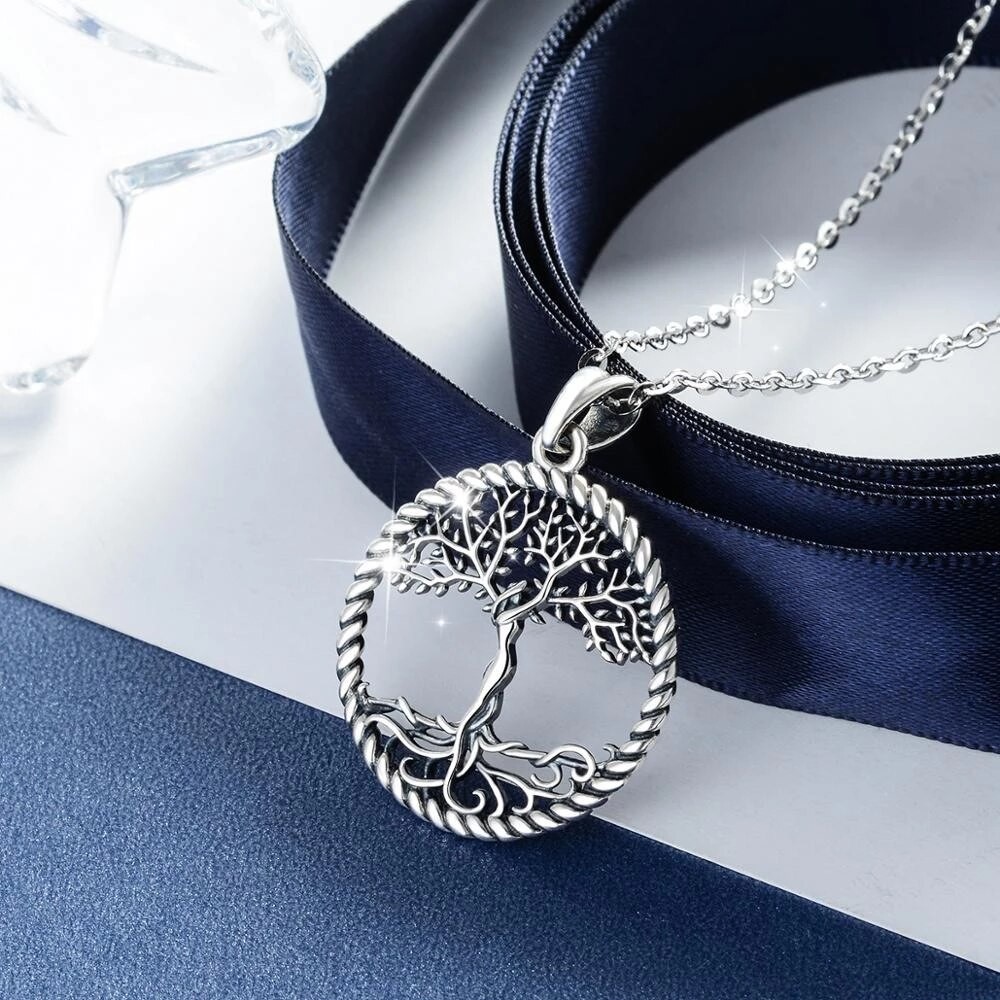 Collar Plata 925 Arbol de la Vida Tree - Imagen 6