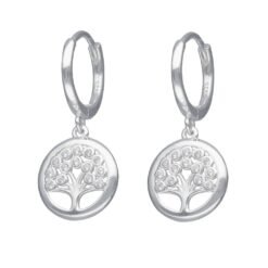 Aros Plata 925 Argolla Arbol de la Vida