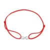 Pulsera Plata 925 Hilo Rojo Infinito