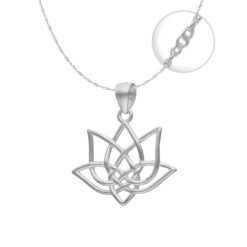 Collar Plata 925 Flor de Loto